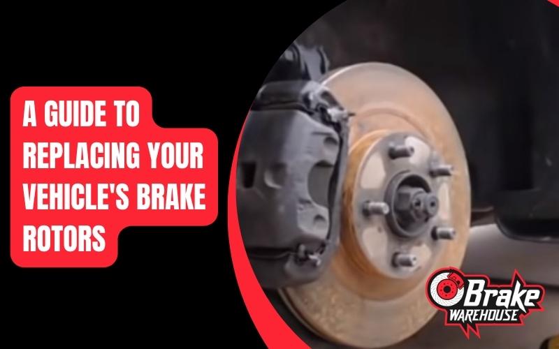 How to remove and install new brake rotors for your vehicle
